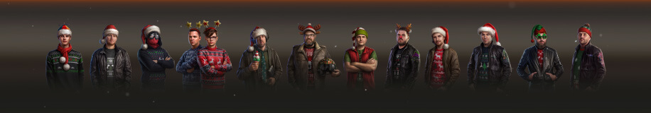 Świąteczne skórki załogi